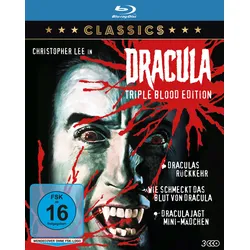 Dracula Triple Blood Edition: Draculas Rückkehr / Wie schmeckt das Blut von Dracula / Dracula jagt Mini-Mädchen  [3 Blu-rays]]