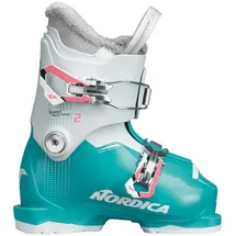 La Nordica-Extraflame Speedmachine J 2 Kinder Skischuhe Blau/Rosa 22,5