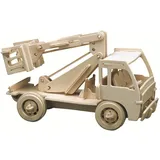 Peter Bausch GmbH & Co. KG PEBARO 863/2 - Holzbausatz Hubwagen, 78 Teile, Holzkonstruktion zum Zusammenstecken