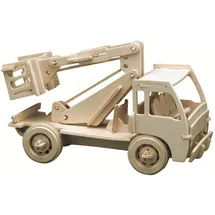 Peter Bausch GmbH & Co. KG PEBARO 863/2 - Holzbausatz Hubwagen, 78 Teile, Holzkonstruktion zum Zusammenstecken