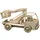 Peter Bausch GmbH & Co. KG PEBARO 863/2 - Holzbausatz Hubwagen, 78 Teile, Holzkonstruktion zum Zusammenstecken