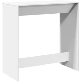 vidaXL Bartisch 102 x 50 x 103,5 cm Weiß