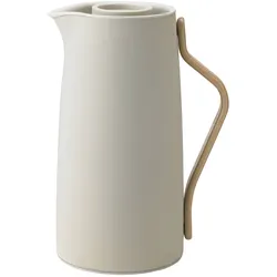 Stelton Isolierkanne Emma 1200 ml Edelstahl Beige Sand 1,2 l