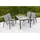 Merxx Trivero Deluxe Gartentisch 150 x 90 x 72 cm Grau