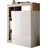 Home Affaire Sekretär HOME AFFAIRE "Hamburg Breite 108 cm, Höhe 126 cm, 2 Türen, PC-Schrank, Home-Office", braun (weiß, eiche cadiz nb), B:108cm H:126cm T:42cm, Sekretäre, Sekretär, dekorativer Rahmen, Tastaturauszug, Stauraum, Multifunktional
