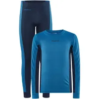 Craft Core Dry Baselayer Unterwäsche-Set Kinder 337396 whale/blaze 146/152