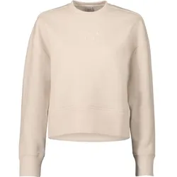 CASALL Damen Sweatshirt Boxy Crew Neck Sweatshirt, Light Sand, L