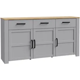 Forte Sideboard »Bohol«, Breite 166 cm grau