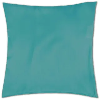 BestLivings Kissenhüllen 50x50 Alessia türkis - pfauenblau ohne Füllung