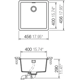 Schock Greenwich N-100 Unterbau Polaris + Excenterbetätigung