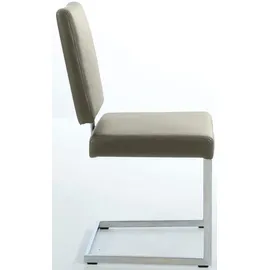 K+W Komfort & Wohnen Freischwinger Leder Longlife BRONCO, stabiles Hochkantgestell, in oder Microfaser