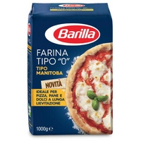 Farina Barilla Manitoba Tipo "0" per Pizza Napoli  Pizzamehl Pizza Mehl 1kg