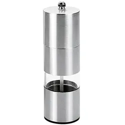 Gewürzmühle 16 cm Edelstahl Silber