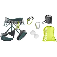 Edelrid Climbing Package II Kletterset (Größe 82-112cm, grau)