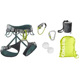 Edelrid Climbing Package II Kletterset (Größe 82-112cm, grau)