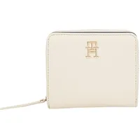 Tommy Hilfiger Damen Geldbörse Logotape Klein, Beige (Sugarcane), Einheitsgröße