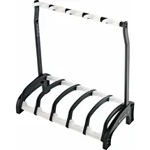 K&M 17525 Guardian 5 5-Fach E-Gitarrenständer Schwarz