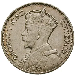 Silbermünze Neuseeland 1. Schilling