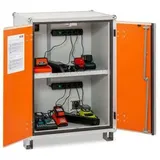 Cemo GmbH Basic Akku-Ladeschrank 80 x 111 x 66 cm orange