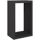 vidaXL Brennholzregal Stahl 60 x 40 x 100 cm Schwarz
