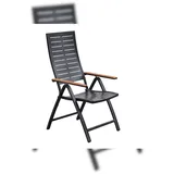 Merxx Tinos Klappsessel 64 x 64 x 100 cm grau