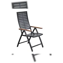 Merxx Tinos Klappsessel 64 x 64 x 100 cm grau