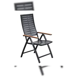 Merxx Tinos Klappsessel 64 x 64 x 100 cm grau