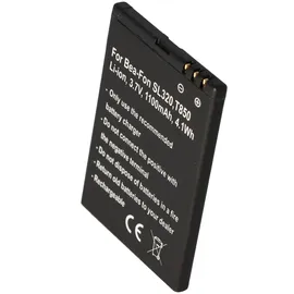 AccuCell Akku passend für Bea-Fon SL320 Akku T850, DRTEL-4D-01, Olympia Brio