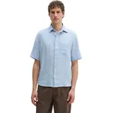 Marc O'Polo Herren Hemden blau Leinen, blau, Frühjahr/Sommer 2026