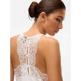 Vero Moda Ana Lace ärmelloses T-Shirt Snow White M