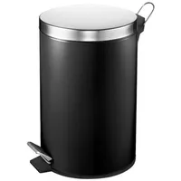 Trendline Tretabfalleimer 12 l Schwarz