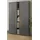 furn.design Center Aktenschrank 120 x 40 x 200 cm grau
