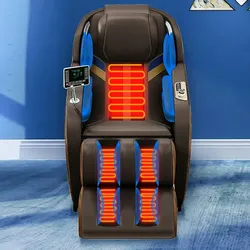 3D Massagesessel, MECHANICAL HANDS Wärmefunktion, Shiatsu, Zero Gravity, Bluetooth SL Schienen A32