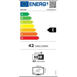 Philips 43PUS8009/12 43" 4K LED Ambilight TV