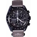 Swatch Omega Bioceramic Moonswatch Mission to Mercury - Schwarz/Schwarz