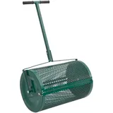 vidaXL Kompost-Streuer Grün Ø40x60 cm Stahl
