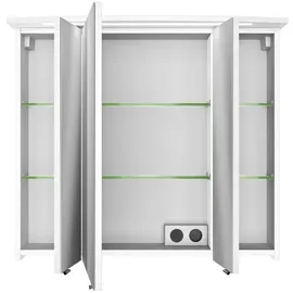 Pelipal 4010 84 cm weiß hochglanz TwinLED Kranzbeleuchtung