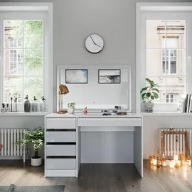 Vicco Schminktisch Sherry 120 cm mit LED-Spiegel