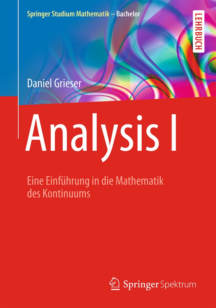 Analysis I - Daniel Grieser  Kartoniert (TB)