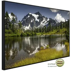 papermoon Infrarotheizung »EcoHeat - Landschaft mit See«, Matt-Effekt - bunt