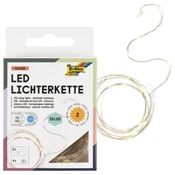 folia Lichterketten 2.2 m weiß