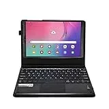 MQ21 für Galaxy Tab A 10.1 (2019) - Bluetooth Tastatur Tasche mit Multifunktions-Touchpad für Samsung Galaxy Tab A 2019 | Tastatur Hülle für Galaxy Tab A LTE SM-T515 WiFi T510 | Layout Deutsch QWERTZ