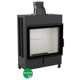 Kratki Kamineinsatz aus Stahl KRATKI LUCY 15 kW Ø 200 - Schwarz