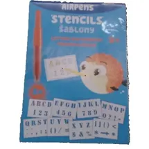 MALINOS Schablonen Set D 8 St. Weiß