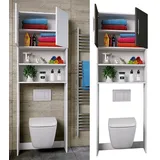 VCM WC Toilette Regal Überbauschrank Totas