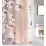 KLEINE WOLKE Duschvorhang Wolke 180 x 180 cm rosa