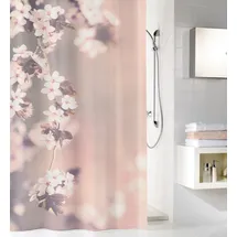KLEINE WOLKE Duschvorhang Wolke 180 x 180 cm rosa
