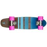 Ridge Erwachsene Maple Holz Mini Cruiser Number Three Skateboard, pink, MPB-22-NR3