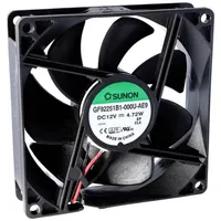 Sunon GE92252B2-000U-AE9 Axiallüfter 24 V/DC 118.9 m3/h (L x B x H) 25 x 92 x 92mm