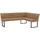Mendler Eckbank Chenille Hellbraun 210 x 159 cm